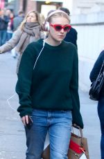 DAKOTA FANNING Out and About in New York 10/31/2016