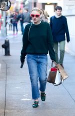 DAKOTA FANNING Out and About in New York 10/31/2016