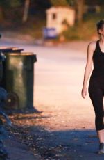 DAKOTA FANNING Out at Coldwater Canyon Park in Los Angeles 11/10/2016