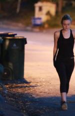 DAKOTA FANNING Out at Coldwater Canyon Park in Los Angeles 11/10/2016