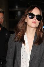 DAKOTA JOHNSON at Los Angeles Intenational Airport 11/04/2016