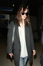 DAKOTA JOHNSON at Los Angeles Intenational Airport 11/04/2016
