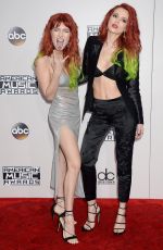 DANI and BELLA THORNE at 2016 American Music Awards at The Microsoft Theater in Los Angeles 11/20/2016