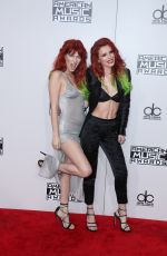 DANI and BELLA THORNE at 2016 American Music Awards at The Microsoft Theater in Los Angeles 11/20/2016
