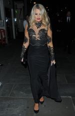 DANIELLE ARMSTRONG at ITV Gala Afterparty in London 11/24/2016