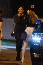 DEMI LOVATO and BELLA THORNE Leaves Urth Cafe in Los Angeles 11/13/2016