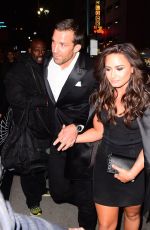 DEMI LOVATO and Luke Rockhold Arriving at UFC 205 in New York 11/12/2016