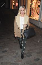 DENISE VAN OUTEN Out in London 11/02/2016