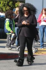 DIANA ROSS Shopping at Bristol Famrs in West Hollywood 11/23/2016