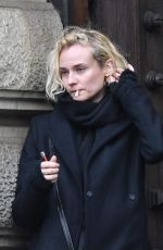 DIANE KRUGER on the Set of a Project in Hamburg 11/15/2016
