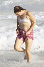 DREW BARRYMORE at a Beach in Miami 11/12/2016
