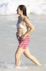 DREW BARRYMORE at a Beach in Miami 11/12/2016