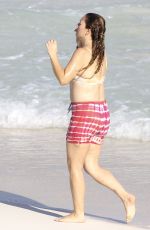 DREW BARRYMORE at a Beach in Miami 11/12/2016