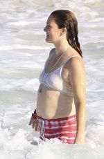 DREW BARRYMORE at a Beach in Miami 11/12/2016