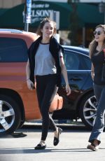 ELIZABETH OLSEN Out and About in Los Angeles 11/24/2016