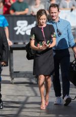 ELLA PURNELL and CHLOE MORETZ at Jimmy Kimmel Live in Hollywood 11/03/2016