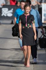 ELLA PURNELL and CHLOE MORETZ at Jimmy Kimmel Live in Hollywood 11/03/2016
