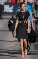ELLA PURNELL and CHLOE MORETZ at Jimmy Kimmel Live in Hollywood 11/03/2016