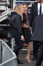 ELLA PURNELL and CHLOE MORETZ at Jimmy Kimmel Live in Hollywood 11/03/2016