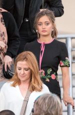ELLA PURNELL and CHLOE MORETZ at Jimmy Kimmel Live in Hollywood 11/03/2016
