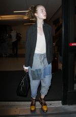 ELLE FANNING at Los Angeles International Airport 11/04/2016