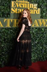ELLIE BAMBER at Evening Standard Theatre Awards in London 11/13/2016
