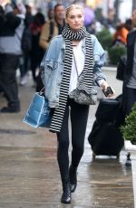 ELSA HOSK Arrives to Flex Studios in New York 11/09/2016