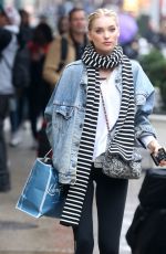 ELSA HOSK Arrives to Flex Studios in New York 11/09/2016