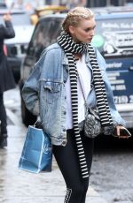 ELSA HOSK Arrives to Flex Studios in New York 11/09/2016