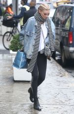 ELSA HOSK Arrives to Flex Studios in New York 11/09/2016