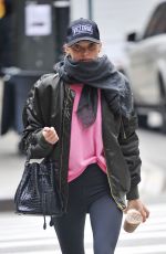 ELSA HOSK Heading to a Gym in New York 11/25/2016