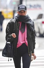 ELSA HOSK Heading to a Gym in New York 11/25/2016