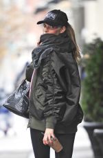 ELSA HOSK Heading to a Gym in New York 11/25/2016