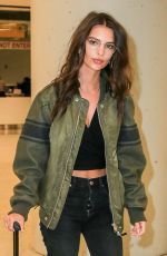 EMILY RATAJKOWSKI at JFK Airport in New York 10/28/2016