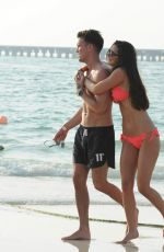 EMMA MCVEY in Bikini on the Beach in Dubai 11/01/2016