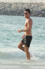 EMMA MCVEY in Bikini on the Beach in Dubai 11/01/2016