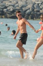 EMMA MCVEY in Bikini on the Beach in Dubai 11/01/2016