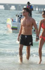 EMMA MCVEY in Bikini on the Beach in Dubai 11/01/2016