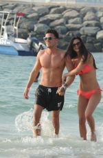 EMMA MCVEY in Bikini on the Beach in Dubai 11/01/2016