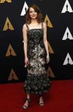 EMMA STONE at AMPAS