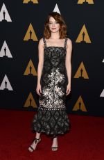EMMA STONE at AMPAS