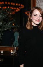 EMMA STONE at Bulleit Bourbon Luncheon to Celebrate La La Land in New York 11/27/2016