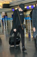 EMMA STONE at JFK Airport in Los Angeles 11/22/2016