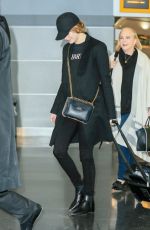 EMMA STONE at JFK Airport in Los Angeles 11/22/2016
