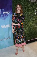 EMMA STONE at Variety and WWD Host 2nd Annual Stylemakers Awards in West Hollywood 11/17/2016