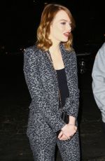 EMMA STONE Night Out in Los Angeles 11/19/2016