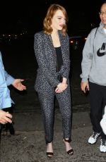 EMMA STONE Night Out in Los Angeles 11/19/2016