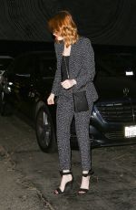 EMMA STONE Night Out in Los Angeles 11/19/2016