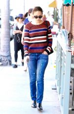EMMY ROSSUM in Jeans Out in Beverly Hills 11/11/2016
