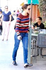 EMMY ROSSUM in Jeans Out in Beverly Hills 11/11/2016